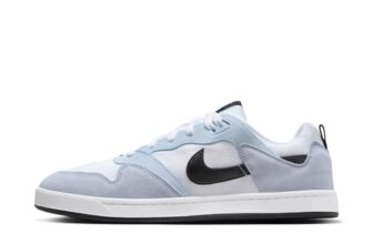 Nike Mens SB Alleyoop Light Marine/Black-White-Black Skateboarding Shoes UK 10