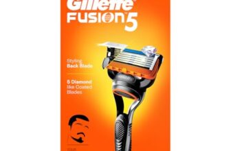 Gillette Fusion 5, Shaving Razor For Men | With Beard Shaping Back Blade | 5 Blades For Your Perfect Shave | Styling Back Blade For Your Perfect Beard Shape