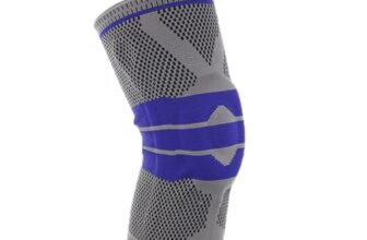 ONEOM Fitness Running Knee Support Protect Gym, Sport Braces Kneepad Elastic Nylon Silicon Padded Compression Knee Pad Sleeve for Basketball & Volleyball