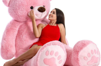 Tedstree 4 Feet Teddy Bear/high quality/neck brow/cute and soft teddy bear  – 120 cm(Pink)