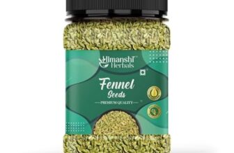 HIMANSHI HERBALS Organic Fennel Seeds (Saunf) 500g – Natural, Fresh & Aromatic, Saunf for Cooking, Mouth Freshener & Wellness, Rich Flavor, Hygienically Packed