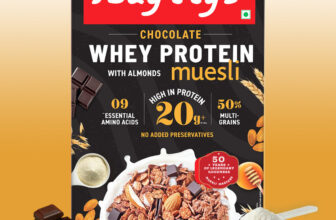 Bagrry’s Chocolate Whey Protein Muesli (with 20g+ protein per 100g) Box(500 g)