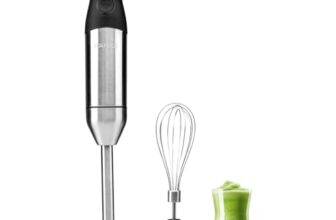 Hafele Chromatic Hand Blender, 9 Variable Speed Control Functions, Rapid Turbo Mode Technology, Stainless Steel, Low Noise,100% Copper Motor, 600 Watts