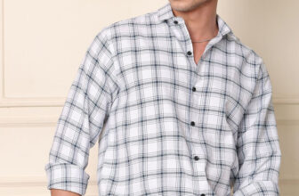 METRONAUT Men Solid Casual White Shirt