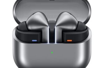 Samsung Galaxy Buds3 Pro Wireless Earbuds, Powered by Galaxy AI, IP57, Active Noise Cancellation, Adaptive Noise Control, 37hrs Battery, 360 Surround Sound, Pinch Controls, Galaxy Ecosystem, Silver