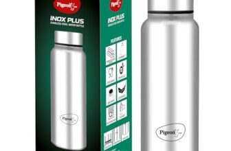 Pigeon by Stovekraft Inox Hydra Plus Stainless Steel Drinking Water Bottle 700 ml – Silver (1 year Warranty)