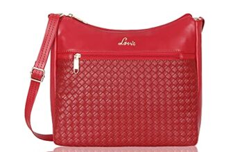 Lavie Women’s Dome Textured Sling Bag | Ladies Purse Handbag | Detachable Crossbody Sling Strap