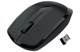ZEBRONICS Wireless Mouse, 2.4GHz, 3200 DPI, 3 Buttons, Comfortable & Ergonomic, USB Nano Receiver, Power-Saving Mode, Works on Most Surfaces, for Mac | Laptop | Computer (Freego, Black)