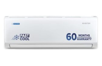 Blue Star 1 Ton 3 Star,Inverter Split AC (Copper, Convertible 5 in 1 Cooling, DigiQ Hepta Sensor,Blue Fins, Self Diagnosis, IE312PNU, White)