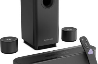 ZEBRONICS JukeBar 9300C Dual Rear Satellites,Dolby Audio,Optical IN ,HDMI ARC,AUX Compact 380 W Bluetooth Soundbar(Black, 5.1 Channel)