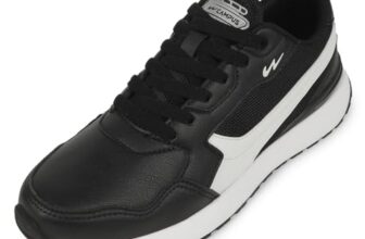 Campus Men’s STOM Sneakers BLK/WHT – 6UK/India