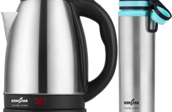 Kenstar ESTELLA COMBO 1.8 Electric Kettle(1.8 L, Stainless Steel Finish)