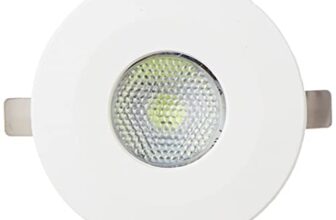 wipro Polycarbonate Garnet 2W Led Integrated Spotlight | Green Color | Compact Design Ceiling Spot Light for Cabinets & Wardrobes| Cutout – 33Mm|Pack of 3