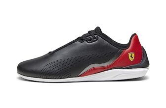 Puma Unisex-Adult Ferrari Drift Cat Decima Black-Rosso Corsa-White Sneaker – 7 UK (30719307)