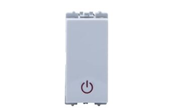 Wipro Northwest Nowa 16A One Way Switch With Indicator, White (pack of 10)