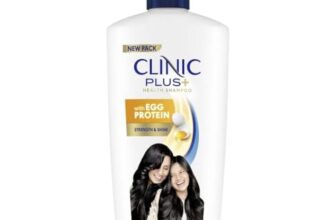 Clinic Plus Strength & Shine Shampoo with Egg Protein for Strength, Shine and Smoothness, 650 ml