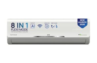 IFB 1.5 Ton 3 Star, New star rated,AI Powered Inverter Split Air Conditioner,Inbuilt WiFi, Hybrid Mode, 8-in-1 Flexi Mode, Heavy Duty Compressor, Long Air Throw, Self Clean, 100% Copper,CI183SS22SGM3