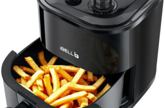iBELL AEROFRY422M 4.2L Air Fryer Fry, Grill, Roast Bake, Non-Stick, Timer&Temp Control Air Fryer(4.2 L)