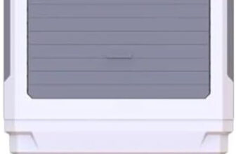 BAJAJ 85 L Desert Air Cooler High Air Delivery Turbo Fan Technology 3-Side Honeycomb Cooling Inverter Compatible(White and Grey, DMH 85X)