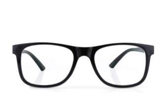 Intellilens | Zero Power Blue Cut Computer Glasses | Anti Glare, Lightweight & Blocks Harmful Rays | UV Protection Specs | For Men & Women | Black | Navigator| Medium