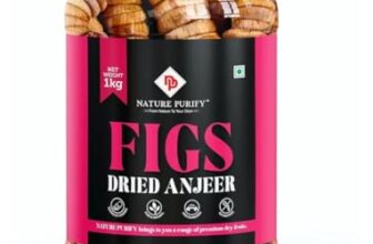 Nature Purify Premium Dried Figs | 1 kg | Dried Anjeer | Rich Source Of Fiber | Healthy | Ideal for Festive Gifting