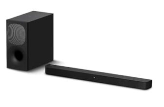 Sony HT-S400 2.1ch soundbar with Powerful Wireless subwoofer, S-Force PRO Front Surround Sound and Dolby Digital (330W, Wireless Connectivity, Bluetooth)