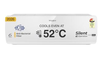 Whirlpool 1.5 Ton 3 Star, New star rated, Magicool Inverter Split AC (MAGICOOL 15T 3S INV CNV S6K2PP0, Copper, Convertible 4-in-1 Cooling Mode, HD Filter White)