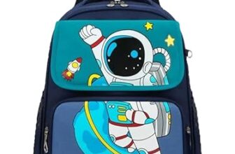 Astronaut I 25L Unisex Stylish &Trendy Water Resistant printed Bag, College travel Backpack, School Bag for boys & girls (Blue)
