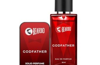 BEARDO Godfather Solid Perfume 10G & Godfather Perfume 50Ml – Set Of 2 For Men | Strong & Long Lasting Fragrance | For Date Night | Ideal For Daily Use, Elegant Scent Experience