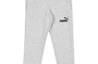 Puma Girls ESS Sweatpants, Light Gray Heather, 92 (58703704)