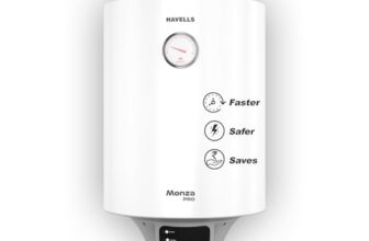 Havells Monza Pro 15L Storage Water Heater(Geyser)|Faster Heating|Safer to use|Saves electricity|Engineered for Hard Water|Endurashield Coated Anti Rust Tank|Whirlflow Technology|High Rise suitable