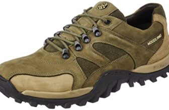 Woodland Men’s Olive Green Leather Casual Shoe-9 UK (43 EU) (GC 2657117NW)
