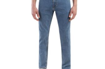 Levi’s Men’s 511 Slim Fit Mid-Rise Stretchable Mid Rise Jeans Dark Blue, 28