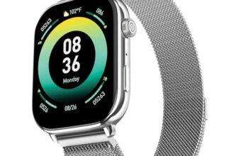 Noise ColorFit Pulse 4 Max Smartwatch – Silver Link