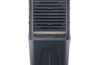 Orient Electric Tornado 88L Desert Air Cooler for home | Densenest Honeycomb Pads | Fully Collapsible Louvers, Inverter Compatible | High Air Delivery | 1 Year Warranty by Orient | Dark Grey
