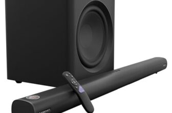 Zebronics 900 Watts Soundbar, 7.1.2 CH, Dolby Atmos, 12″ Wireless Subwoofer, Home Theatre, Bluetooth v5.3, TV eARC, Optical, AcoustiMax Audio Technology, Premium Finish (Juke Bar 9920)