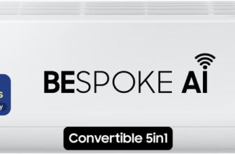 Samsung Bespoke AI 2026 Model 1.5 ton 4 Star Split Inverter with Wi-fi Energy Saving, Voice Control, Powerful Cooling, Copper, 4 Way swing, 5 Step Convertible AC(AR50H18D14HNNA,,AR50H18D14HXNA, White)