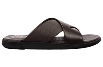 Clarks Men’s Dark Brown Combi Sandals – 7 UK/India (41 EU)(91261466767070)