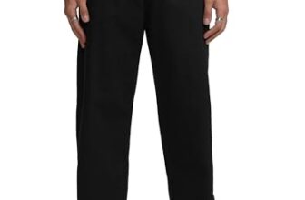 Highlander Men’s Slim Fit | Easy-Wash | Grey Cargo Jogger Trousers | Tapered Fit | Durable & Comfortable Fabric