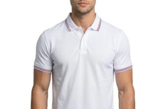 AWG ALL WEATHER GEAR Cotton Polo T-Shirt | Half Sleeve Plain-Regular Fit | Soft Breathable Solid Tee | Collar Tshirts | Casual & Office Wear | Comfortable Everyday Cotton Polo | Mens Tshirts White