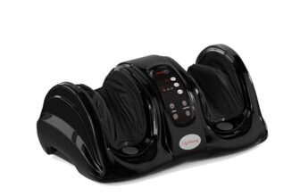 Lifelong Foot Massager Machine for Pain Relief with Kneading function – Also used as Leg Calf Massager – Corded Electric Foot Massage Machine for Home with Customizable Settings (LLM756)