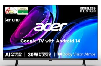 acer 108 cm (43 inches) Ultra I Series 4K Ultra HD Smart LED Google TV AR43UDGGU2875BD
