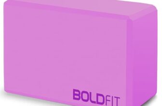 Boldfit High Density Foam Yoga Block for Stretching & Balancing – Premium Accessory for Women & Men – Purple