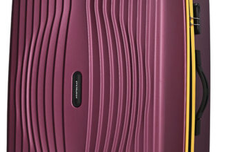 ARISTOCRAT Vortex Plus Check-in Trolley Bag | Large Hard Luggage with Combination Lock Check-in Suitcase 8 Wheels – 30 Inch