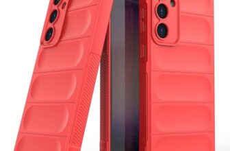 Amazon Brand – Solimo Mobile Cover for Samsung Galaxy S24 Plus 5G | Full Camera Protection | Liquid Silicon Case | Flexible Bumper Case for Samsung Galaxy S24 Plus 5G (Red)