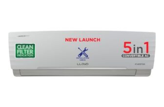 Lloyd 1.5 Ton 3 Star Inverter Split AC (5 in 1 Convertible, Cools Even at 52°C, Copper, Anti-Viral + PM 2.5 Filter, White, GLS18I3FWAGC)