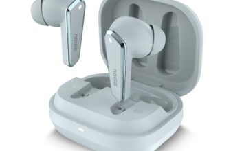 Noise Buds N1 Truly Wireless Earbuds with Chrome Finish, 40H of Playtime, Quad Mic with ENC, Ultra Low Latency Gaming (Up to 40 Ms), Instacharge(10 Min=120 Min), Bluetooth V5.3(Ice Blue)