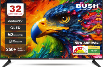 Bush 80 cm (32 inch) QLED HD Ready Smart Android Based TV(BH32S YPRO/Q)