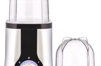 Morphy Richards 2-in-1 BlendMaster Table Blender 400W | Multifunctional: Blend & Grind | SS Blades | 2 Jars | 24,000 RPM High-Speed | 2-Speed + Pulse Mode | 2-Yr Warranty【Silver & Black】