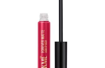 Lakme Forever Matte Liquid Lip Colour, Long-Lasting Liquid Lipstick, Lightweight & Transferproof, Smudgeproof – Cherry love 5.6ml